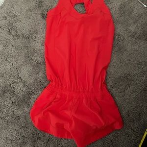Rare lululemon red romper